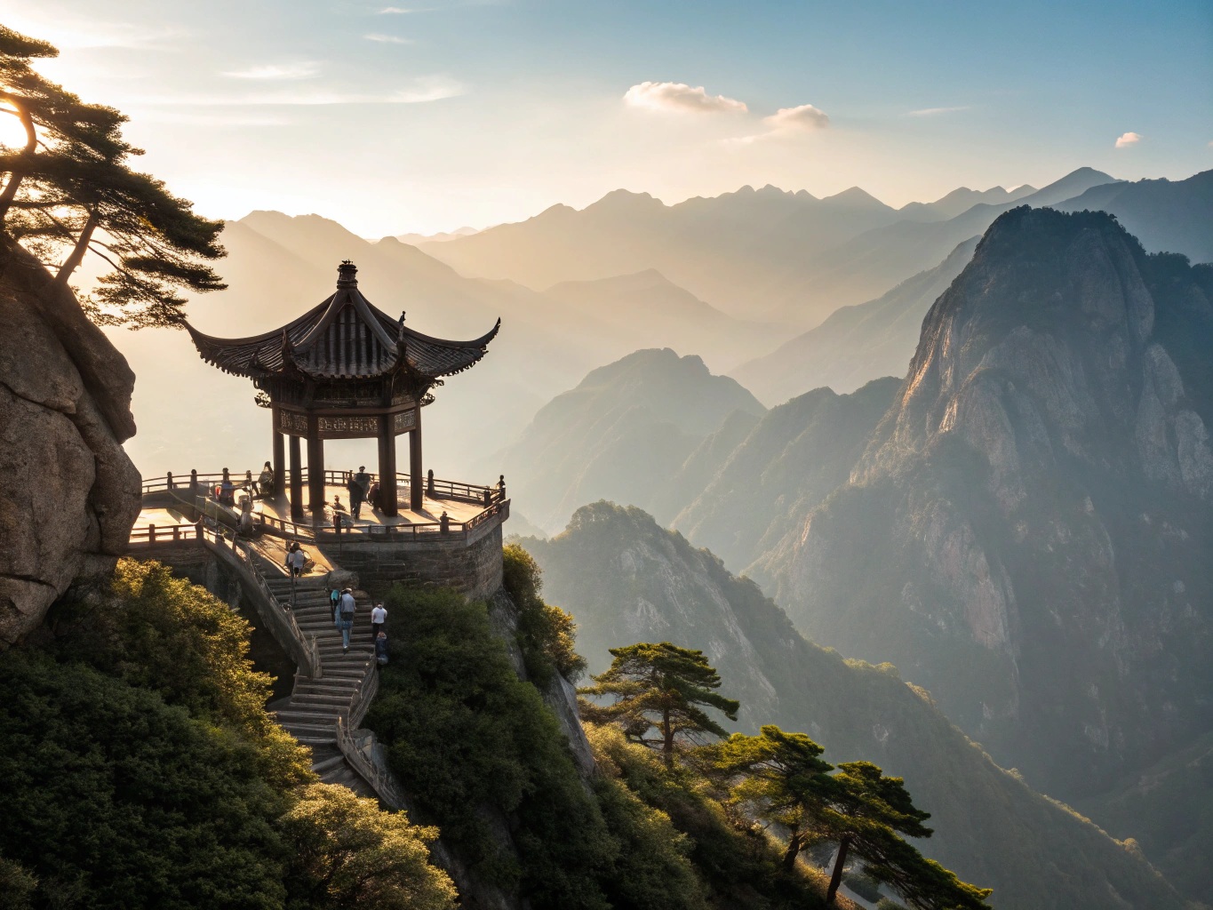 Pavilion in Huangshan