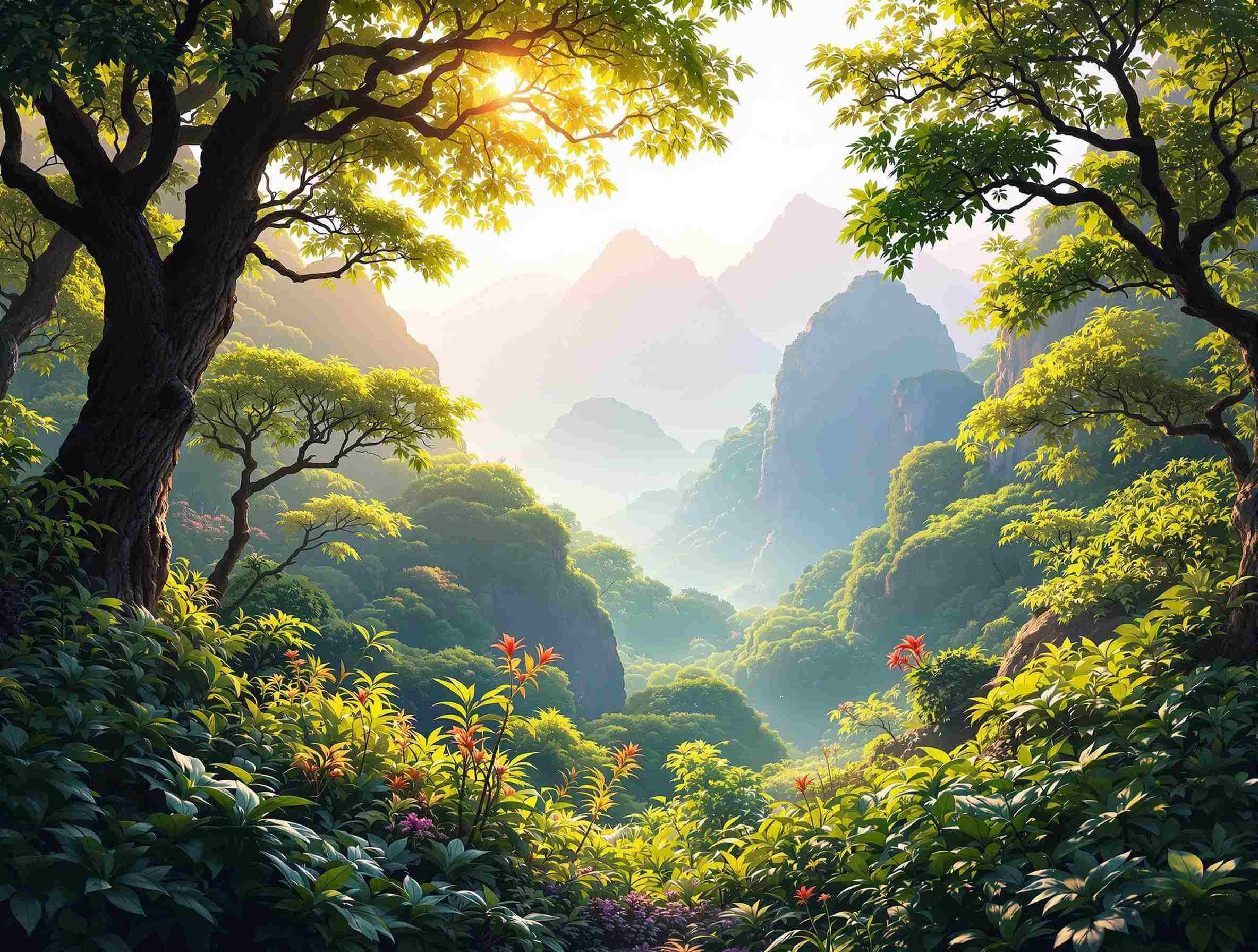 Green vegetation