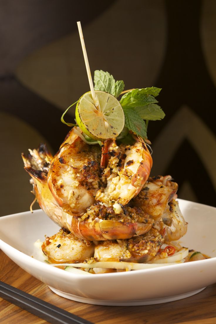 Garlic Roasted Shrimp with Green Tea BBQ Seasonings