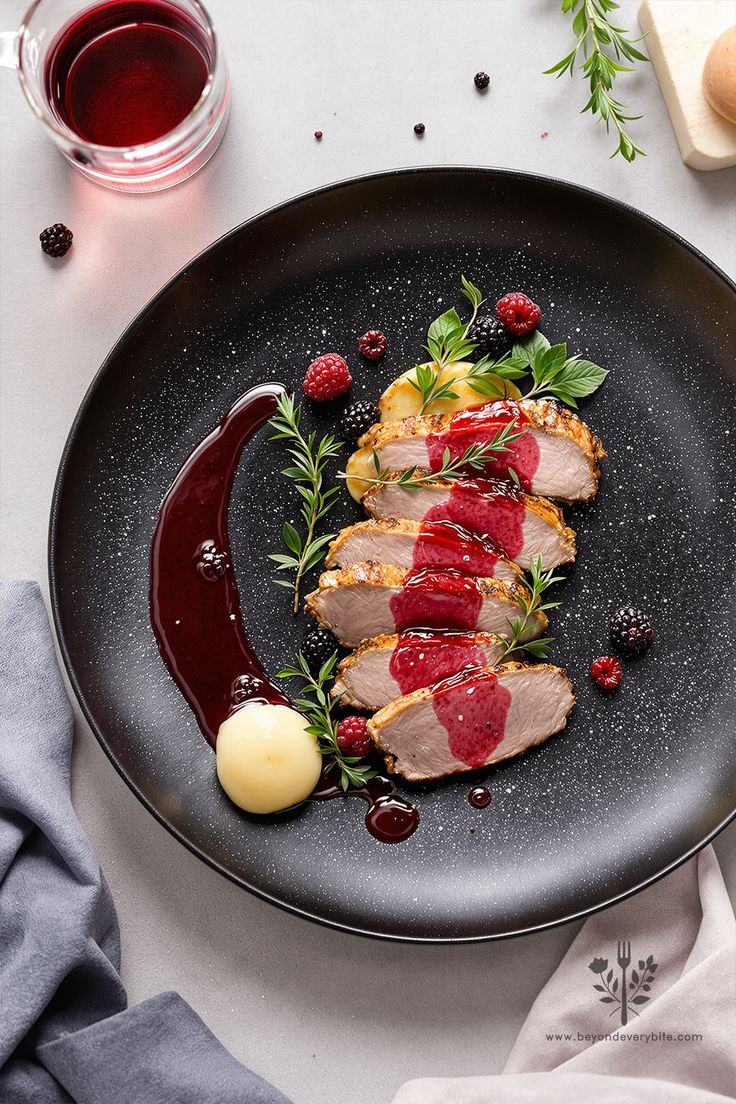 Cherry Sauce Duck Breast Recipe
