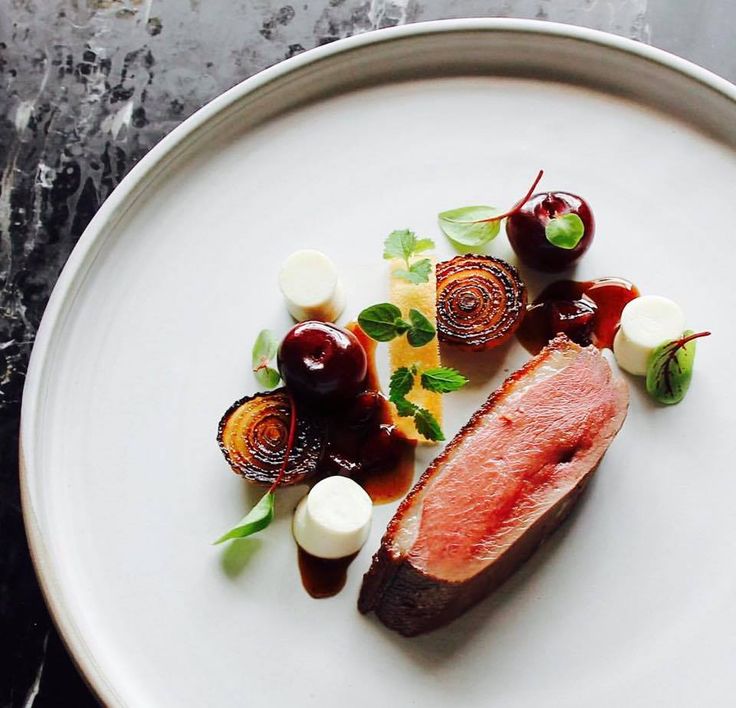 Semi-Cooked Duck Breast with Green Tea BBQ Seasonings
