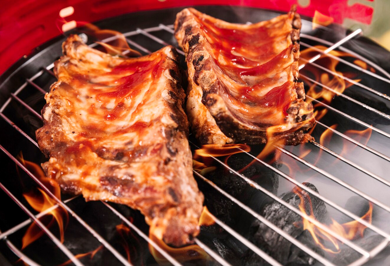 Charcoal Grilled Lamb Chops with Tea Rubs Recipe