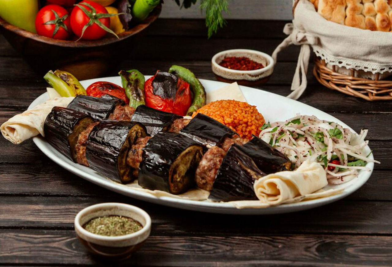 Turkish eggplant kebab